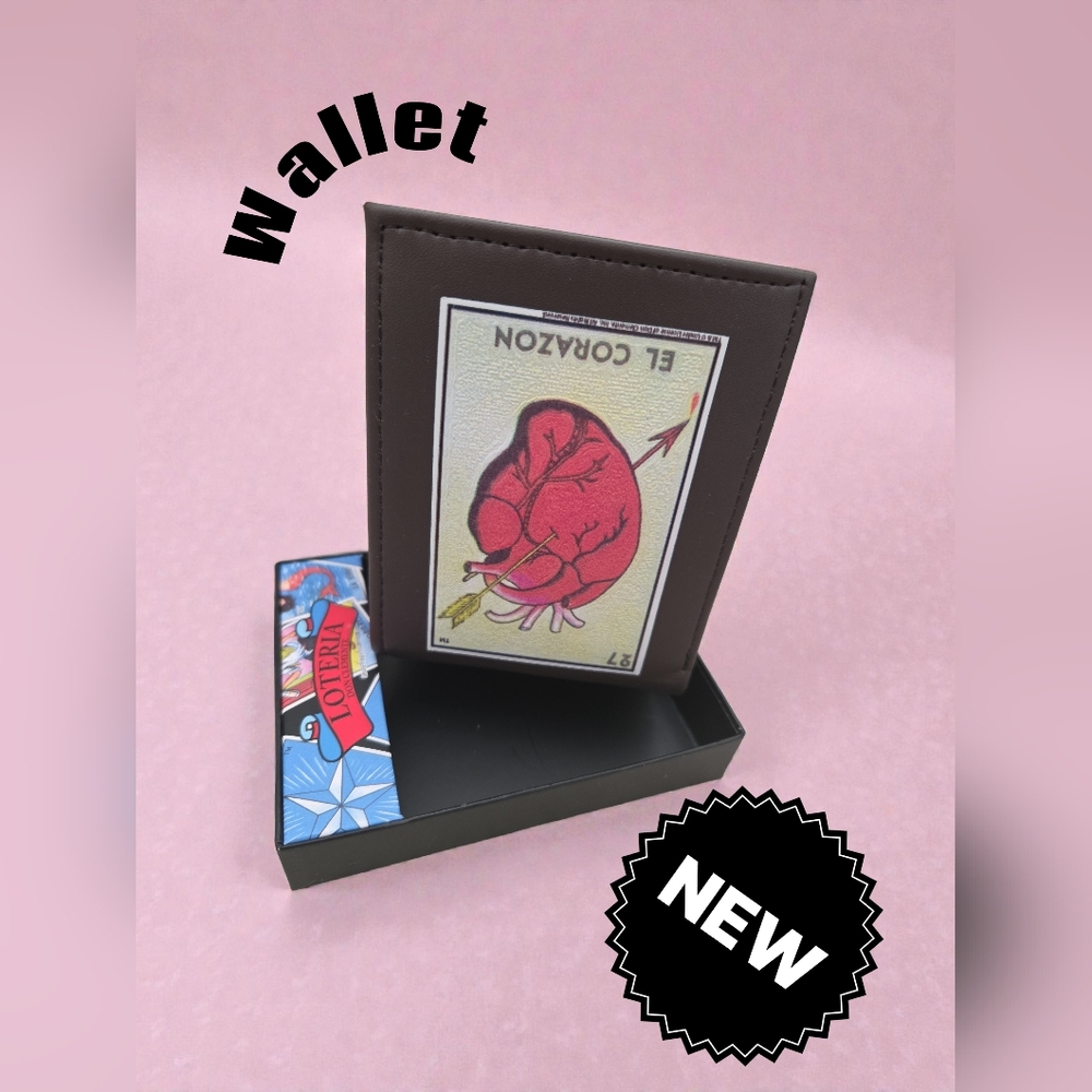 Literally non clemente el crazon Spanish wallet men